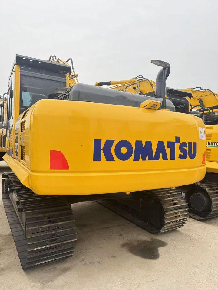 2023 Komatsu PC210 crawler excavator rear view 2023 Komatsu PC210 crawler excavator rear view