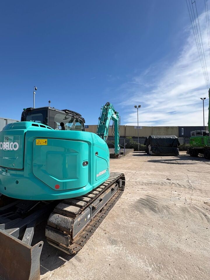 2024 Kobelco SK85MSR-7 DZ mini excavator rear view 2024 Kobelco SK85MSR-7 DZ mini excavator rear view