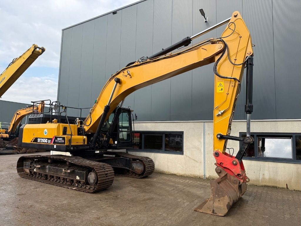 2021 Sany SY265C LC crawler excavator side view