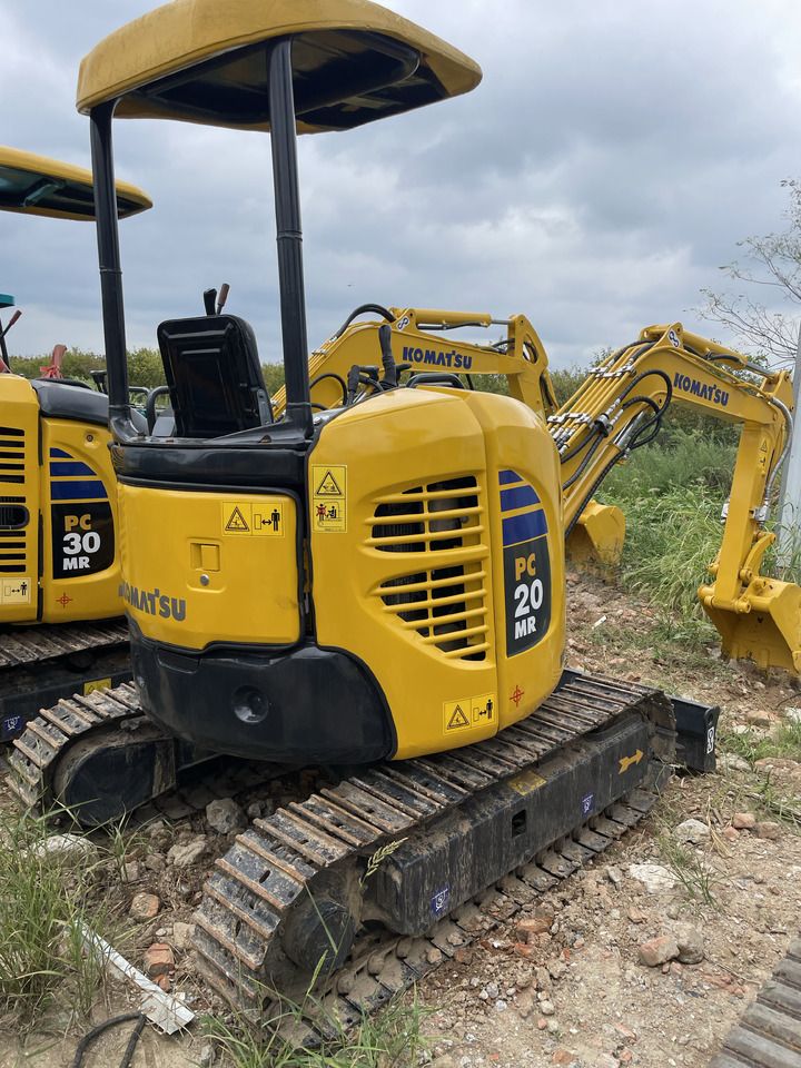 2022 Komatsu PC20MR-3 mini excavator rear three-quarter view 2022 Komatsu PC20MR-3 mini excavator rear three-quarter view