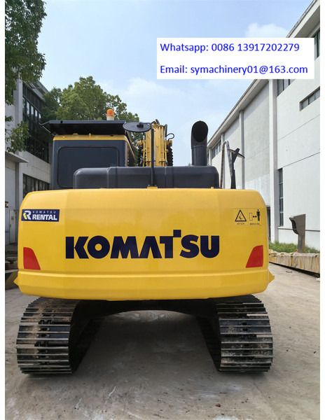 2024 Komatsu PC130 crawler excavator rear view 2024 Komatsu PC130 crawler excavator rear view