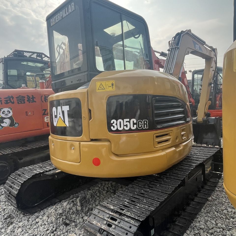 2022 Caterpillar 305CCR mini excavator rear view