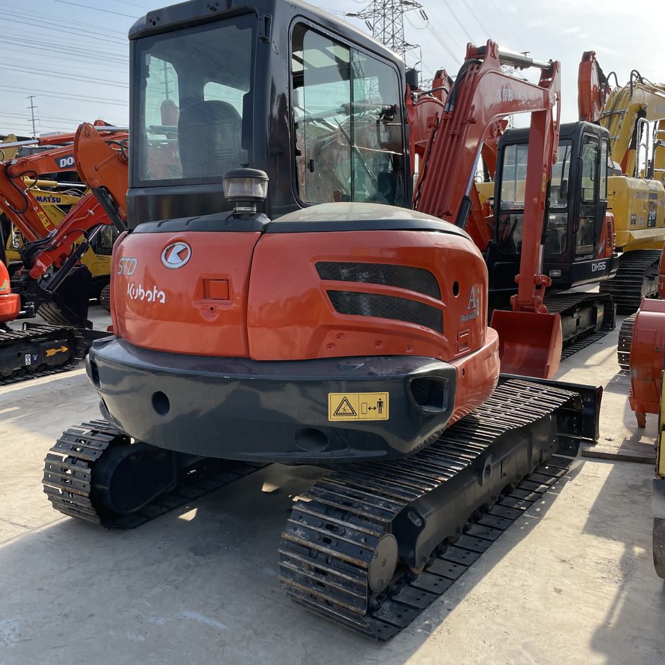 Kubota KX165-5 mini excavator, rear three-quarter view