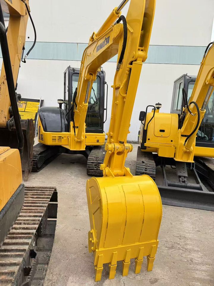 2018 Komatsu PC-55MR mini excavator, front view
