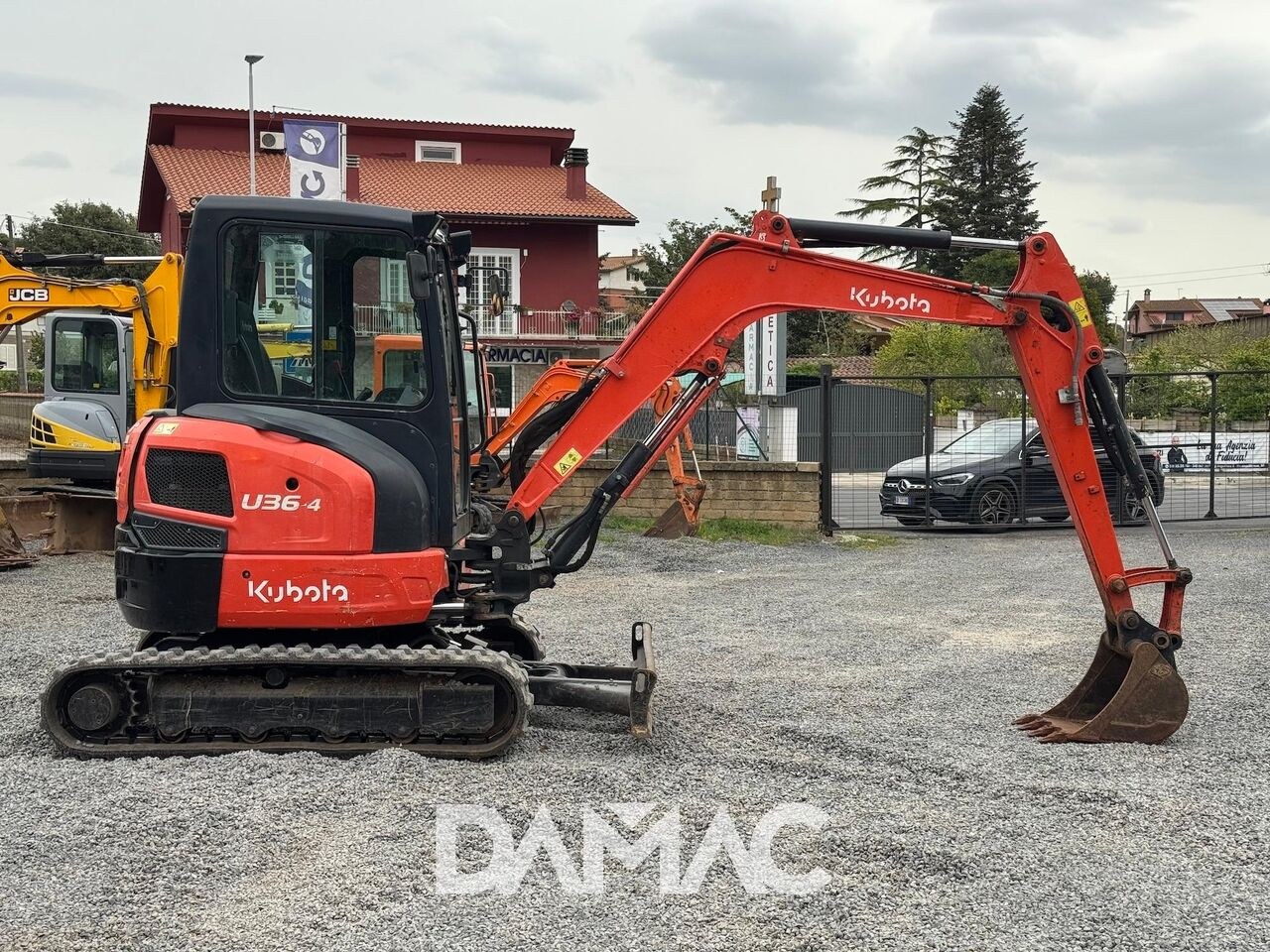 2018 Kubota U36-4 mini excavator, side view 2018 Kubota U36-4 mini excavator, side view