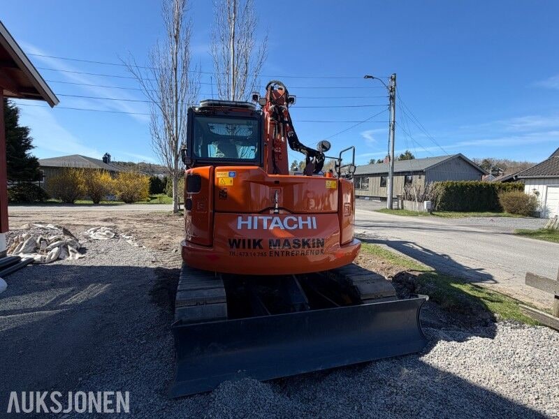 2023 Hitachi ZX85US-6 excavator rear view