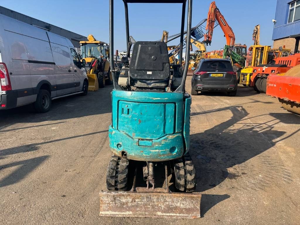 2017 Komatsu PC16R-3HS mini excavator, rear view 2017 Komatsu PC16R-3HS mini excavator, rear view