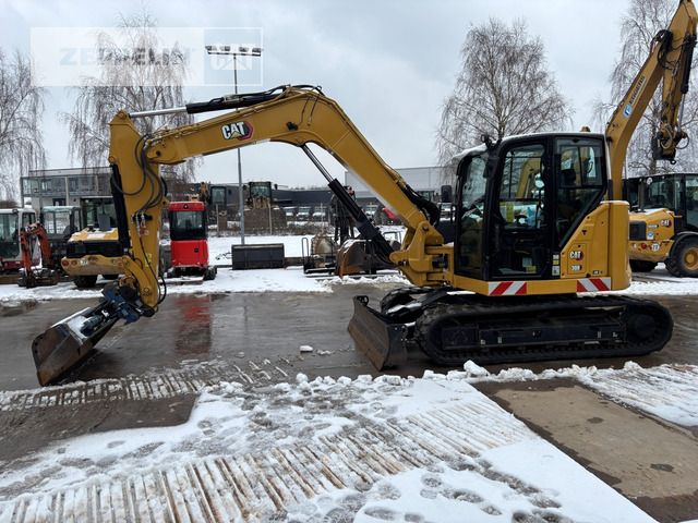 2021 Caterpillar 308-07A mini excavator, side view 2021 Caterpillar 308-07A mini excavator, side view