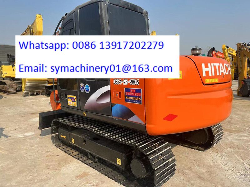 2024 Hitachi ZX70 mini excavator rear view 2024 Hitachi ZX70 mini excavator rear view
