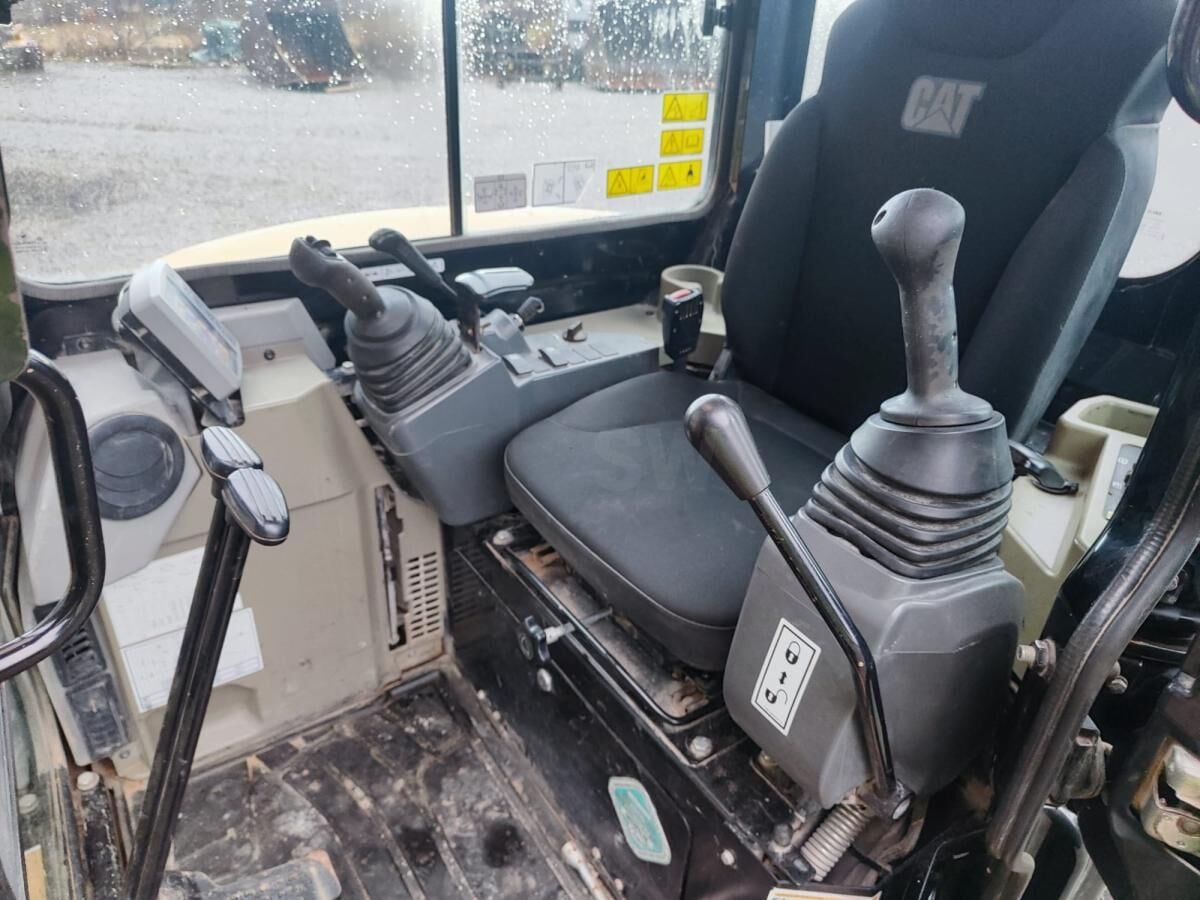 2012 Caterpillar 304E mini excavator interior cab view