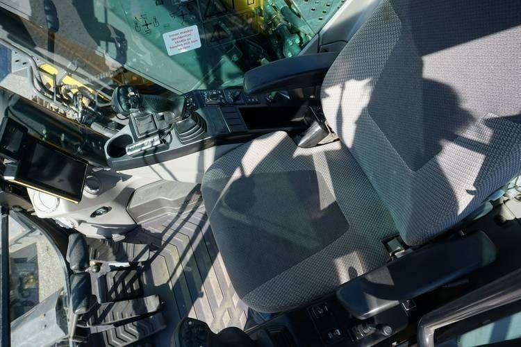 2016 Volvo ECR145EL crawler excavator interior cab view