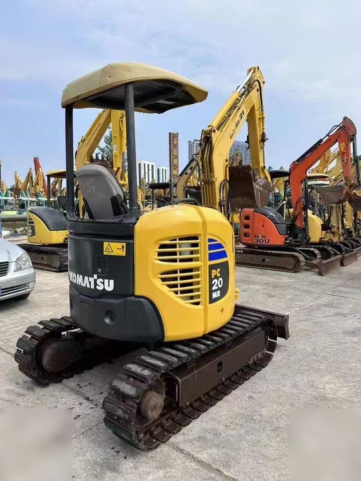 2022 Komatsu PC20MR-3 mini excavator, rear three-quarter view 2022 Komatsu PC20MR-3 mini excavator, rear three-quarter view
