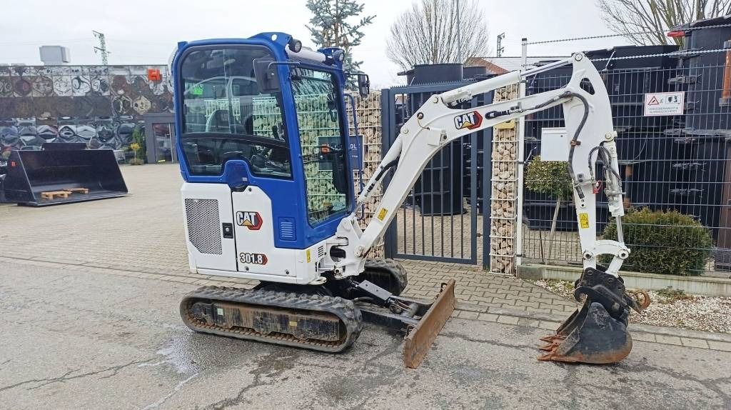 2022 Caterpillar 301.8 mini excavator, side view