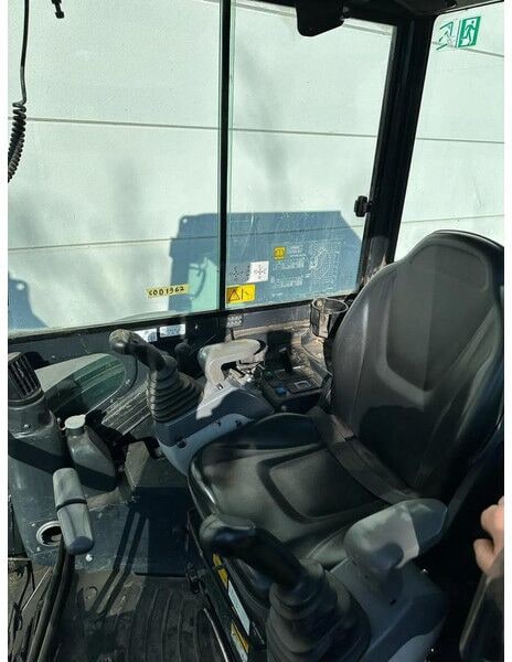 2017 Airman AX26U-6A CR mini excavator interior cab view
