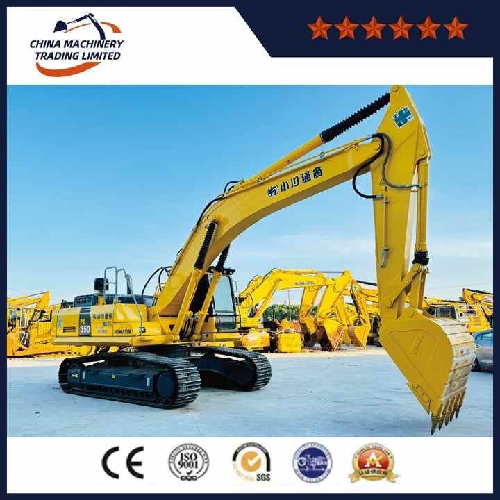 2023 Komatsu PC350 crawler excavator side view 2023 Komatsu PC350 crawler excavator side view