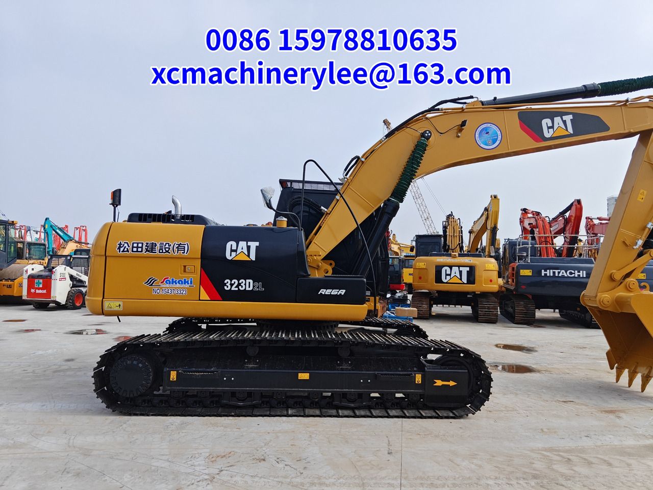 2024 Caterpillar 323D2L crawler excavator side view 2024 Caterpillar 323D2L crawler excavator side view