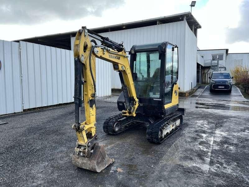 2019 Yanmar SV26 mini excavator, front three-quarter view 2019 Yanmar SV26 mini excavator, front three-quarter view