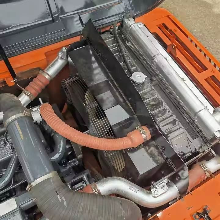 2024 Doosan DX340LC crawler excavator engine compartment view