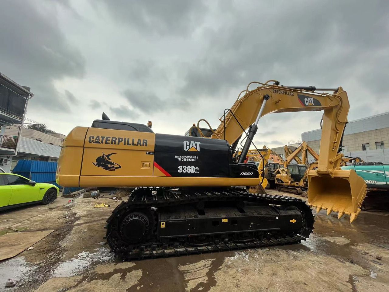 2023 Caterpillar 336D2 crawler excavator, side profile view