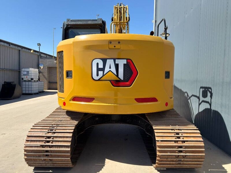 2022 Caterpillar 315-07B crawler excavator, rear view