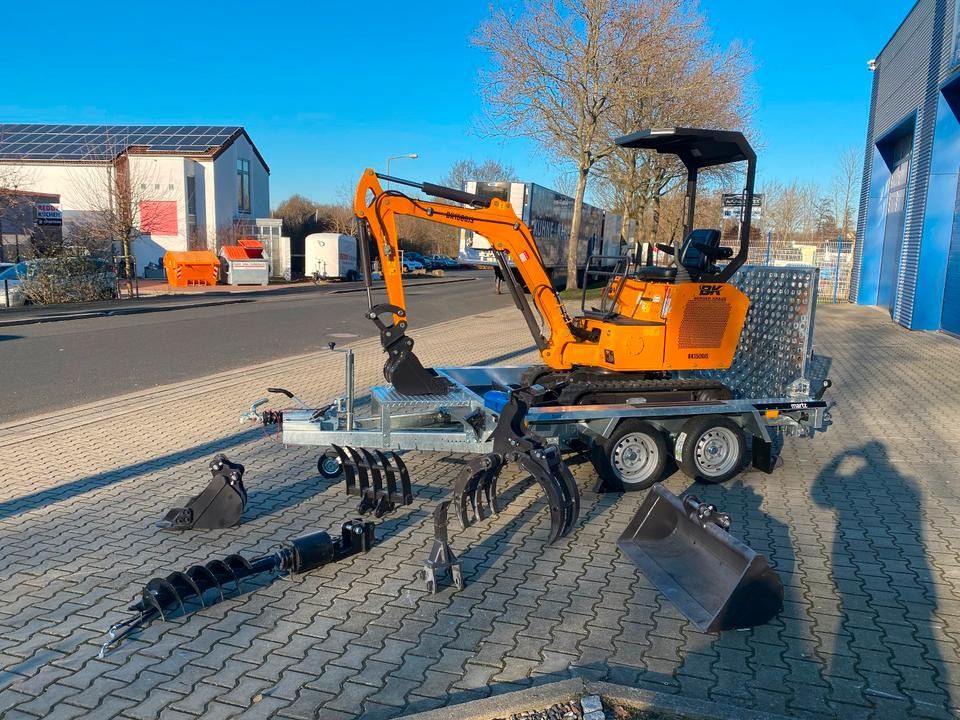Berger Kraus BK1500JS Mini Excavator Berger Kraus BK1500JS Mini Excavator