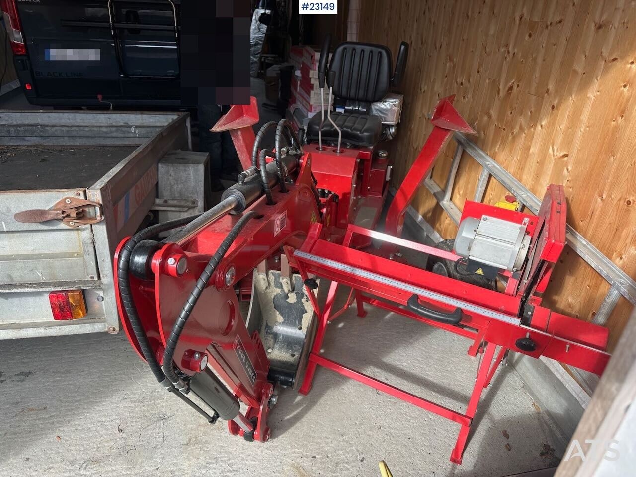 2025 Bronco 360 FOR ATV mini excavator, high-angle view