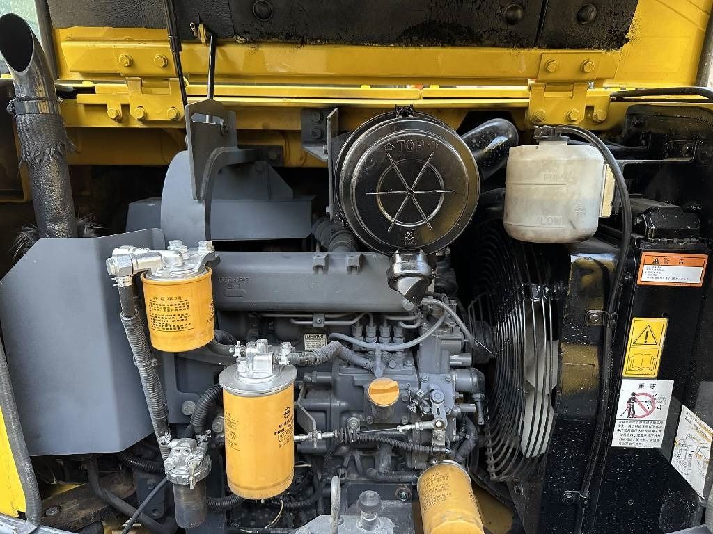 2022 Komatsu PC56-7 mini excavator engine compartment view 2022 Komatsu PC56-7 mini excavator engine compartment view