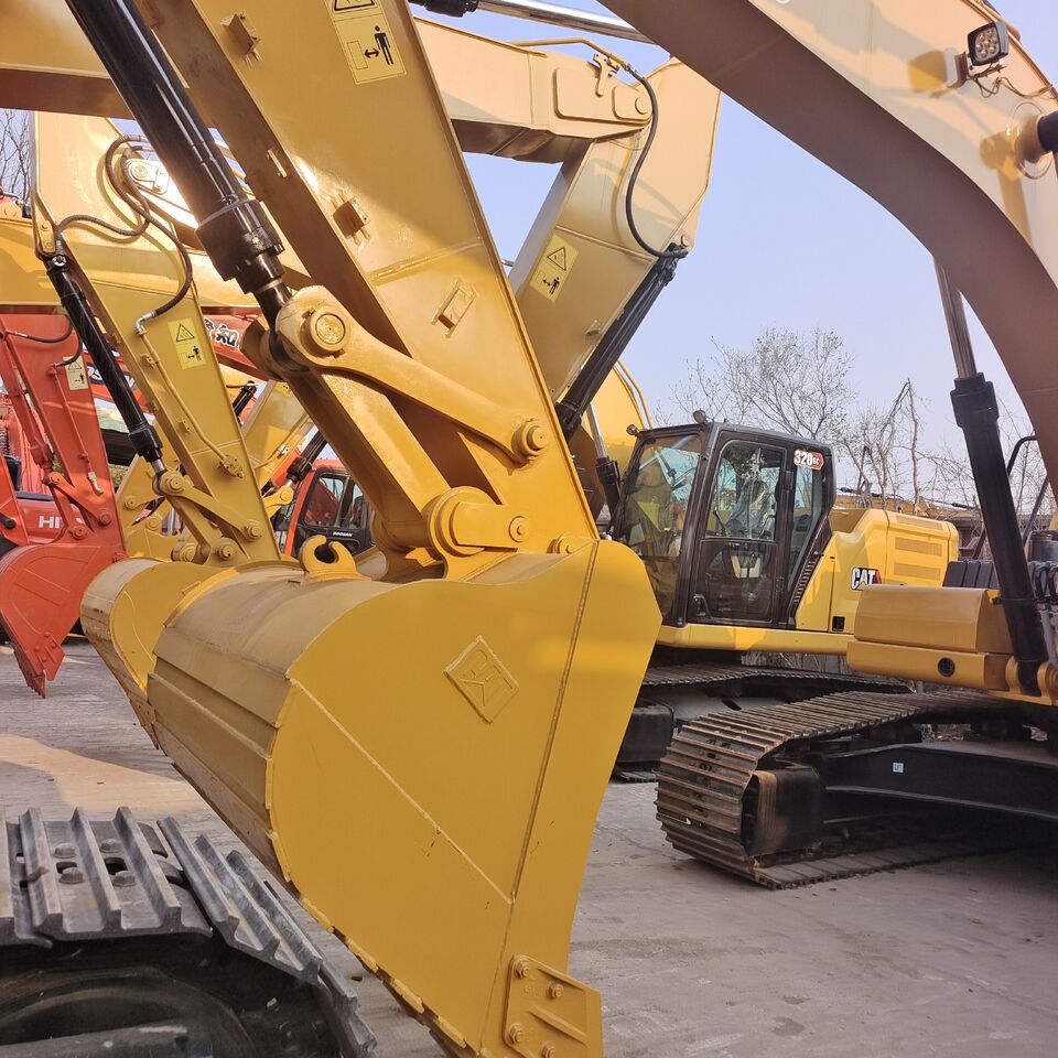 2024 Caterpillar 326GC crawler excavator, close-up of boom and bucket