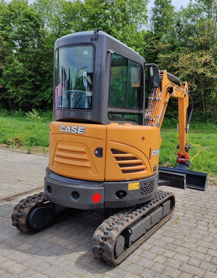 2022 CASE CX26C mini excavator, front three-quarter view 2022 CASE CX26C mini excavator, front three-quarter view