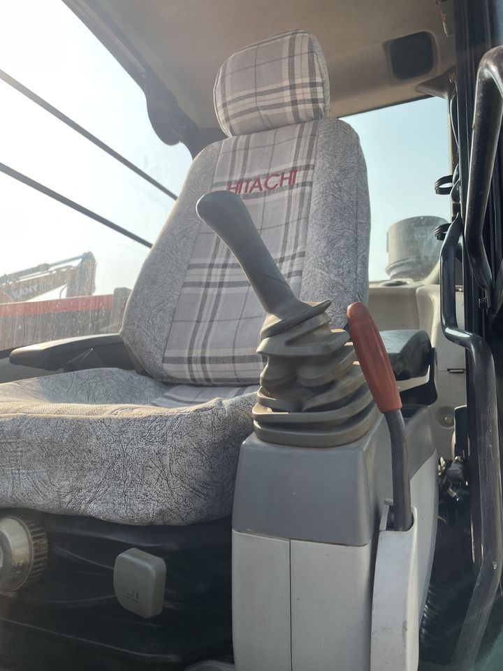 2023 Hitachi ZX130 crawler excavator cab interior view 2023 Hitachi ZX130 crawler excavator cab interior view