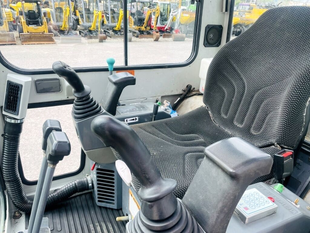 2019 Takeuchi TB219 mini excavator interior view 2019 Takeuchi TB219 mini excavator interior view