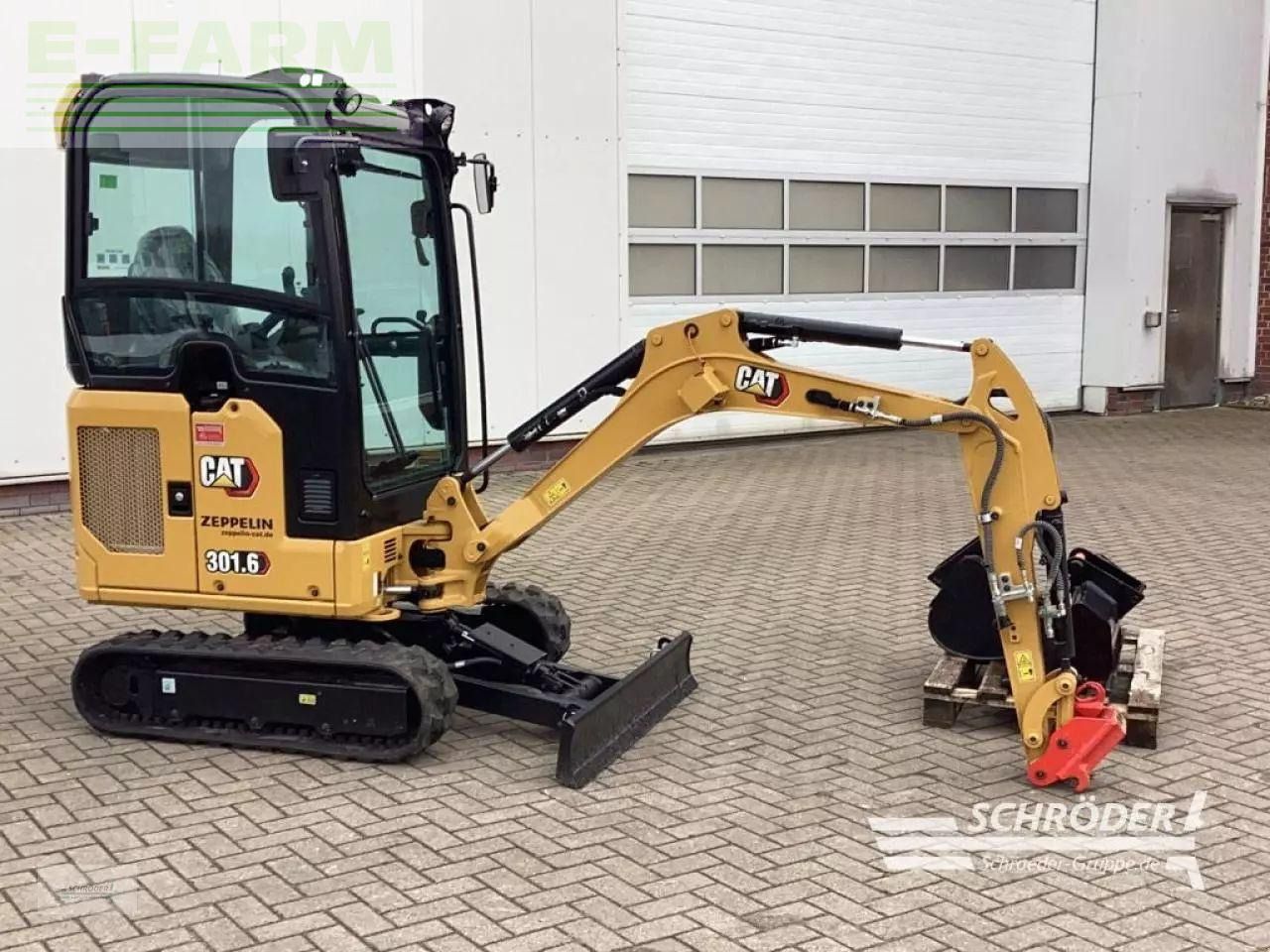 2023 Caterpillar 301.6 mini excavator, side view