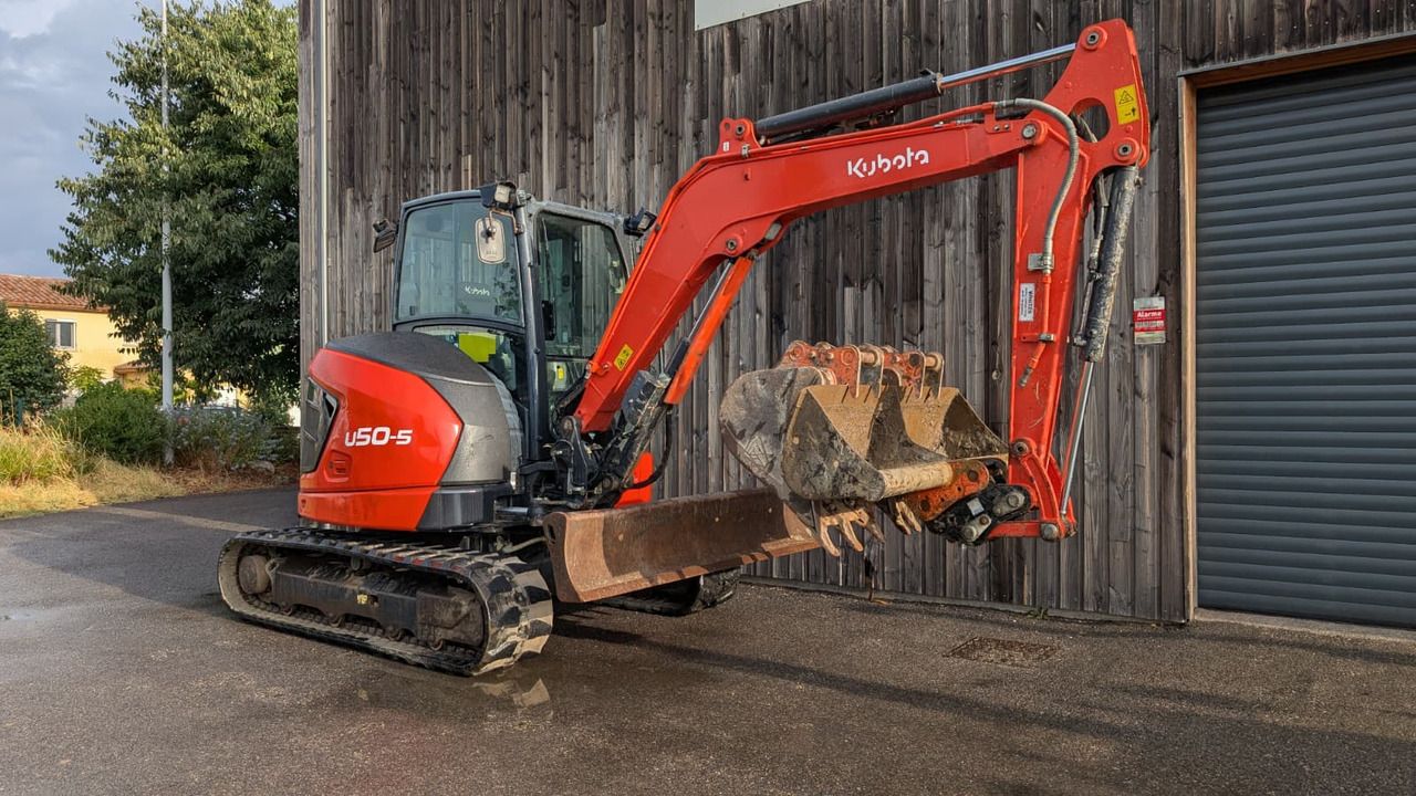 2021 Kubota U50-5 mini excavator, side profile view 2021 Kubota U50-5 mini excavator, side profile view