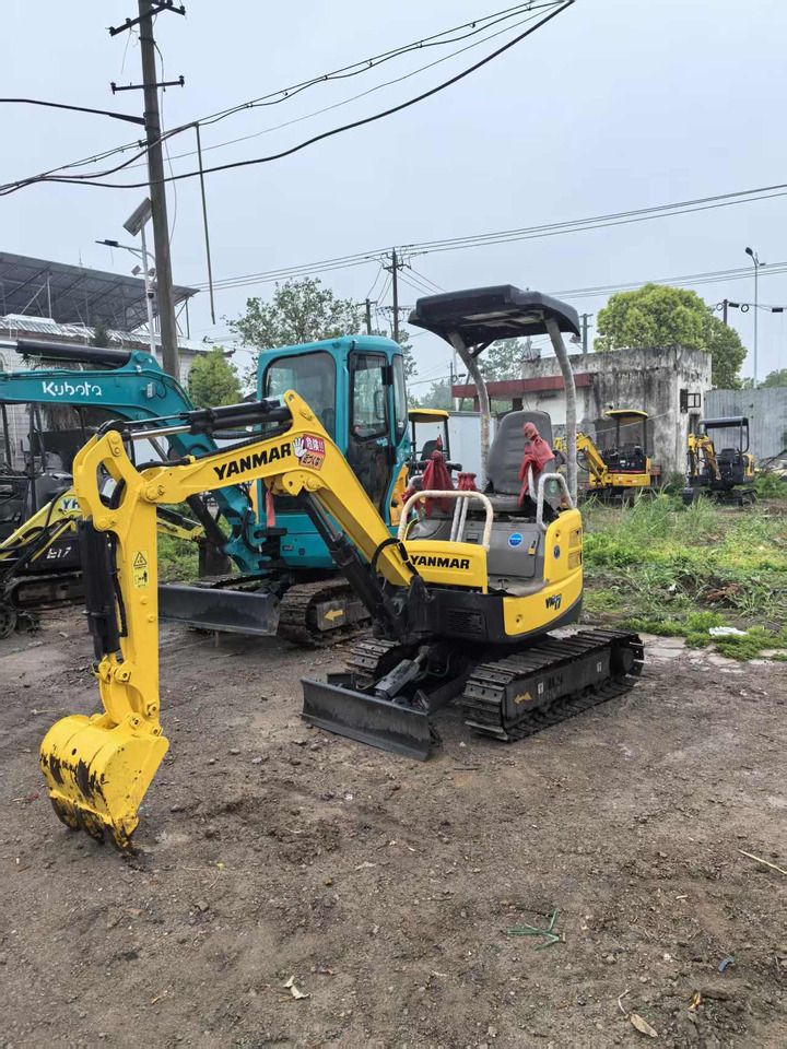 2021 Yanmar VIO 17 mini excavator, front three-quarter view
