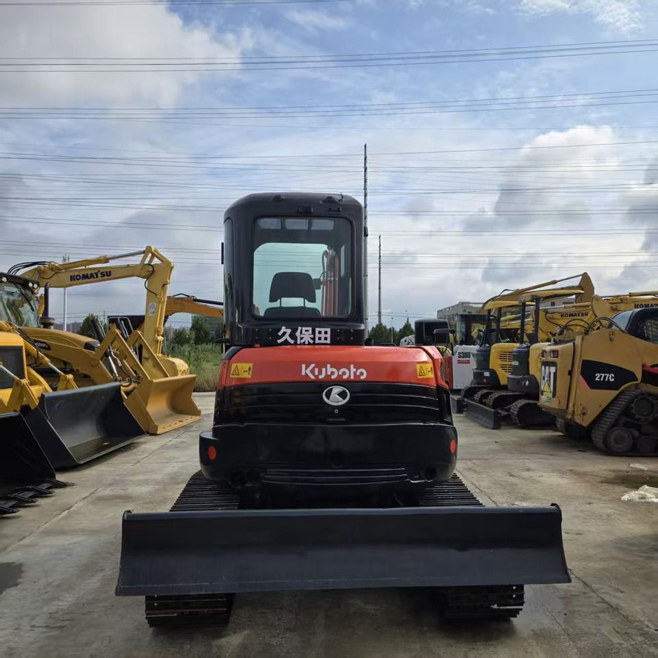 2022 Kubota U55-4 mini excavator, rear view 2022 Kubota U55-4 mini excavator, rear view