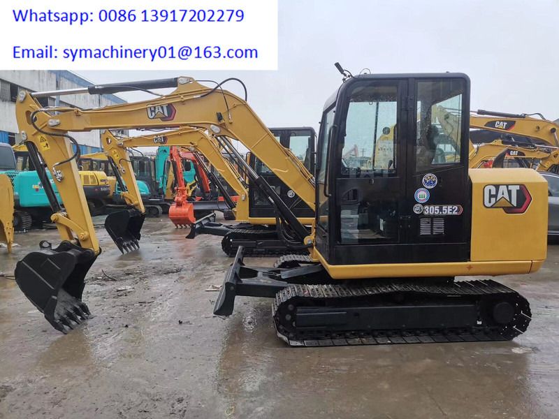 2023 Caterpillar 305.5E2 mini excavator, side profile view 2023 Caterpillar 305.5E2 mini excavator, side profile view