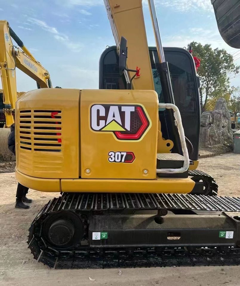 2024 Caterpillar 307 excavator side view 2024 Caterpillar 307 excavator side view