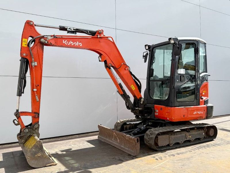 2020 Kubota KX037-4 mini excavator, side view