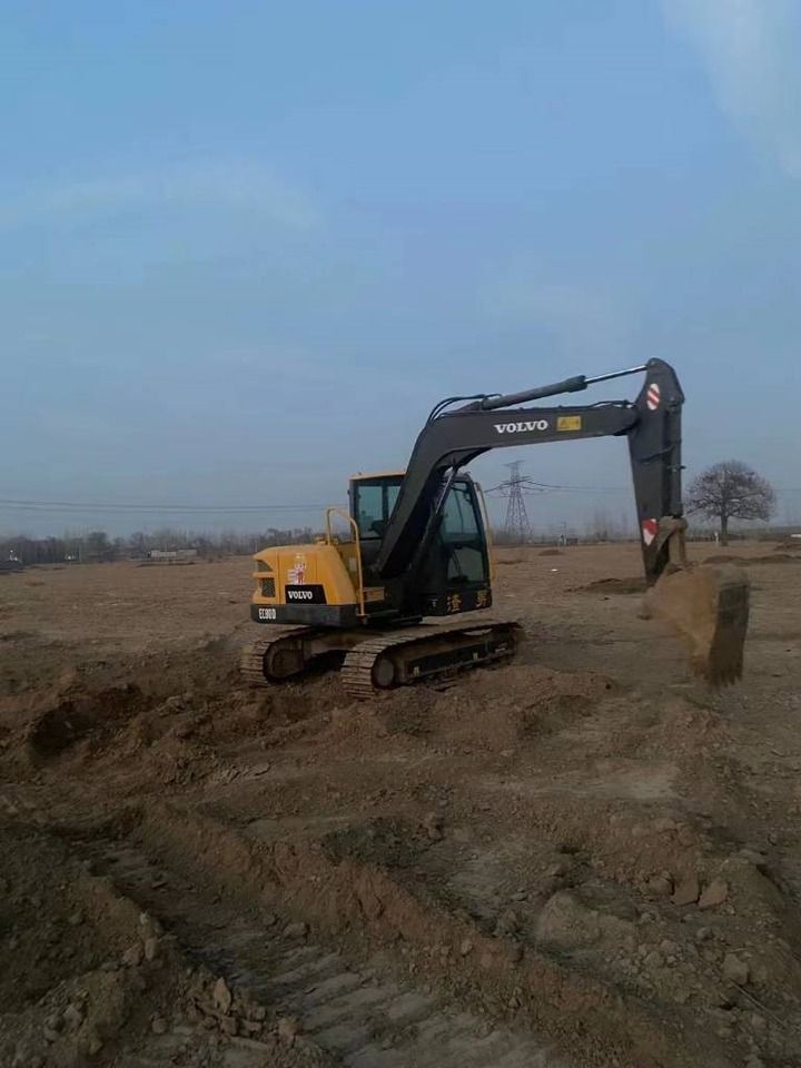 2024 Volvo EC80D mini excavator, side profile view 2024 Volvo EC80D mini excavator, side profile view