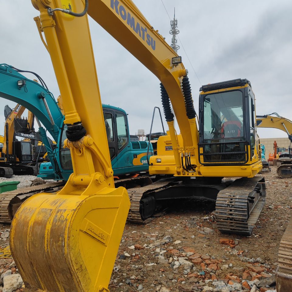 2023 Komatsu PC120-8 crawler excavator, front three-quarter view 2023 Komatsu PC120-8 crawler excavator, front three-quarter view