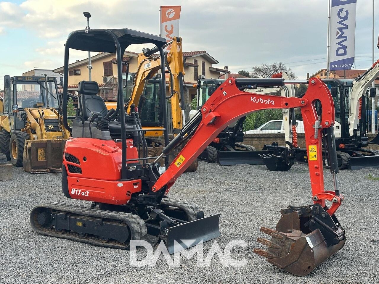 2020 Kubota U17-3A mini excavator, side view 2020 Kubota U17-3A mini excavator, side view