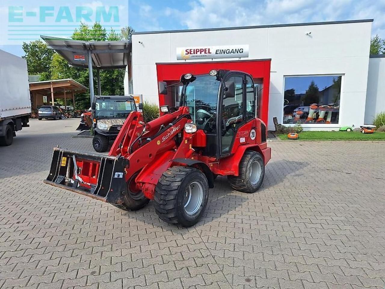 2011 Schäffer 3460 mini excavator, front three-quarter view 2011 Schäffer 3460 mini excavator, front three-quarter view