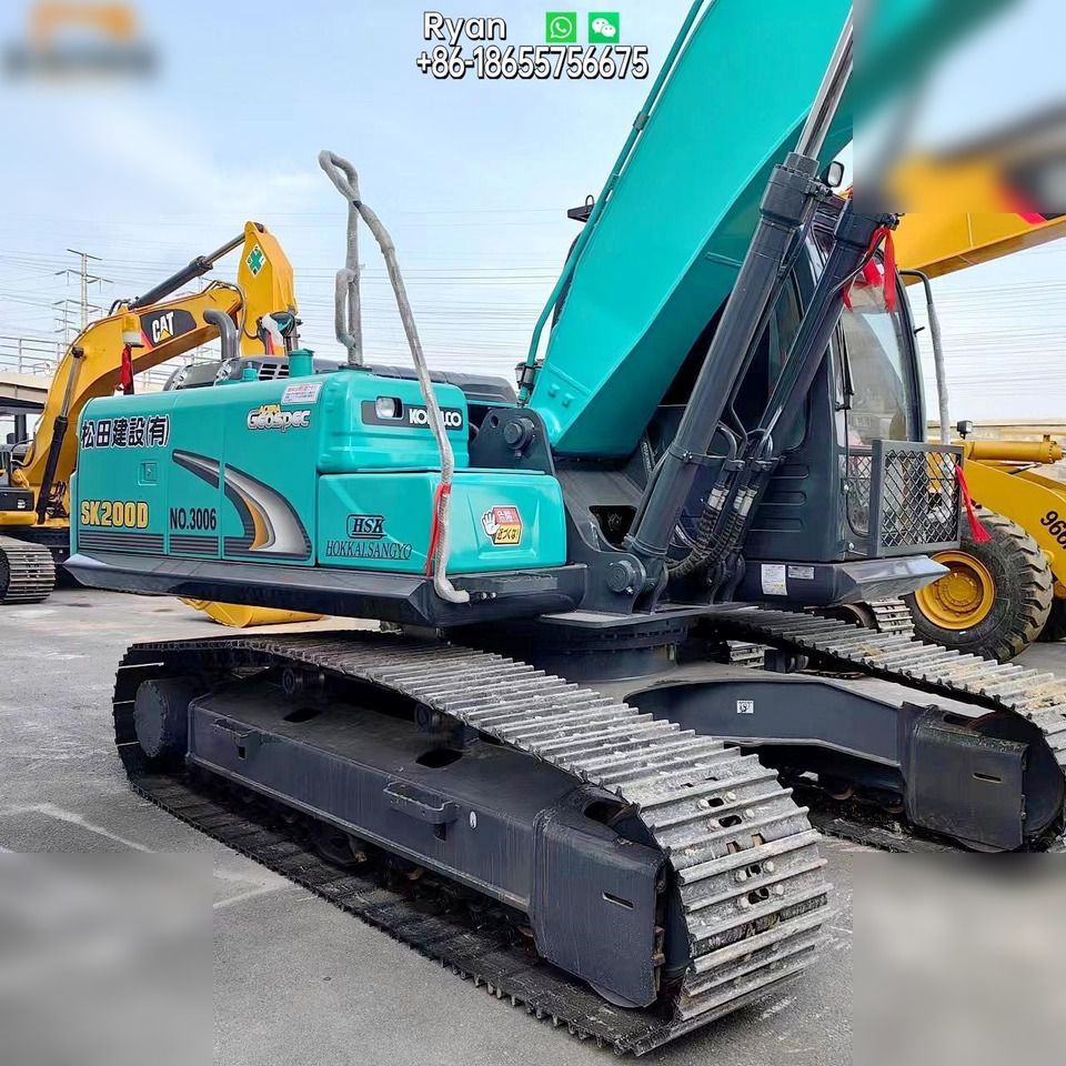 2021 Kobelco SK200D crawler excavator side view