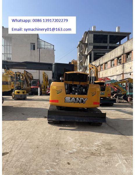 2023 Sany SY75C mini excavator rear view 2023 Sany SY75C mini excavator rear view