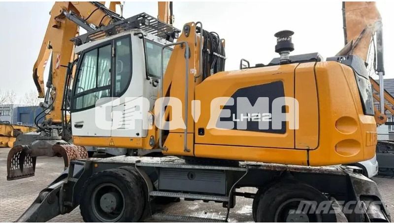 2020 Liebherr LH22 M material handler side view