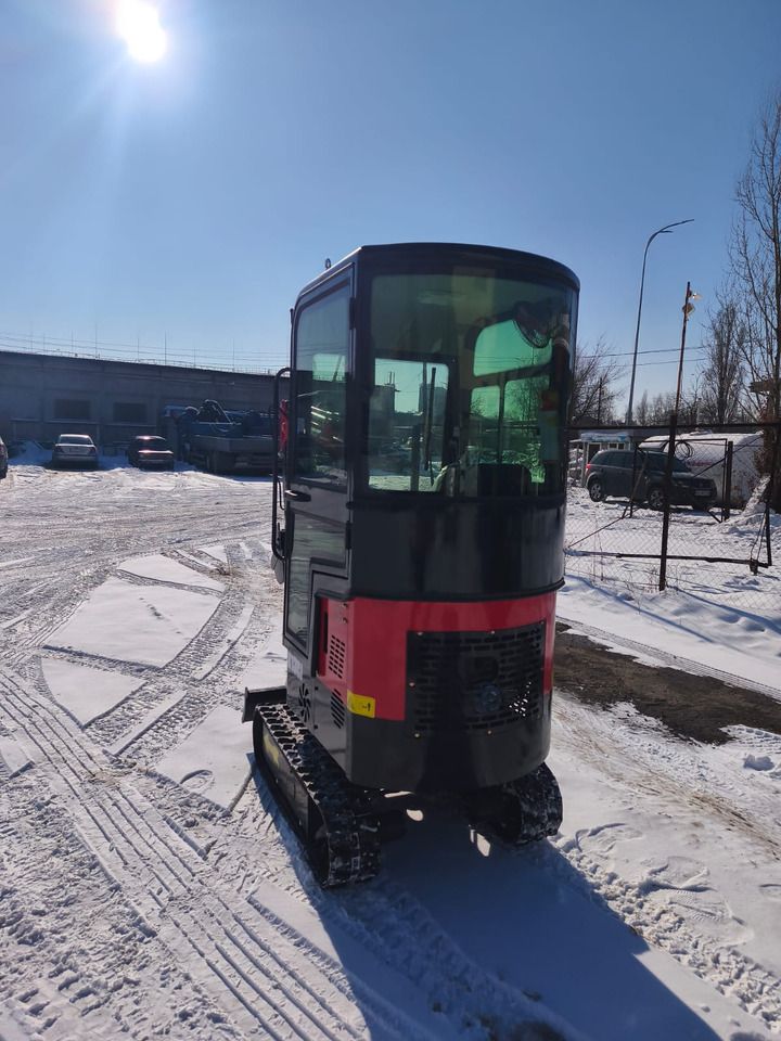 2025 Captok CK13S mini excavator, rear view
