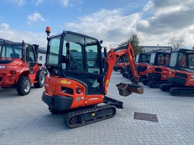2024 Kubota KX019-4 mini excavator, three-quarter view 2024 Kubota KX019-4 mini excavator, three-quarter view
