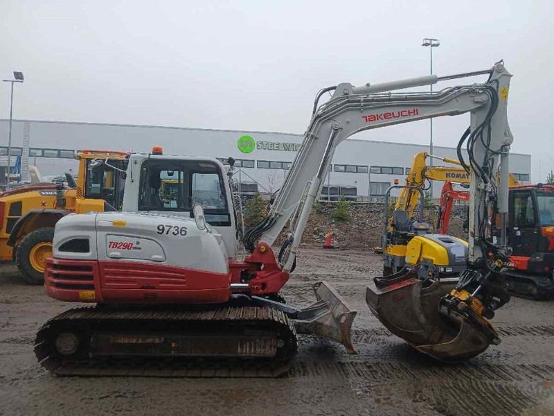 2018 Takeuchi TB290 mini excavator, side view 2018 Takeuchi TB290 mini excavator, side view