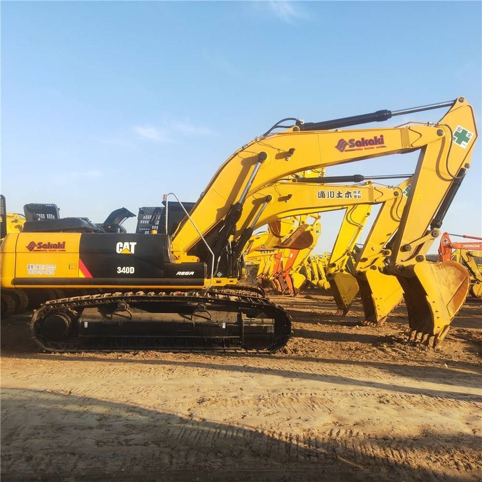 2023 Caterpillar 340D crawler excavator, side profile view 2023 Caterpillar 340D crawler excavator, side profile view