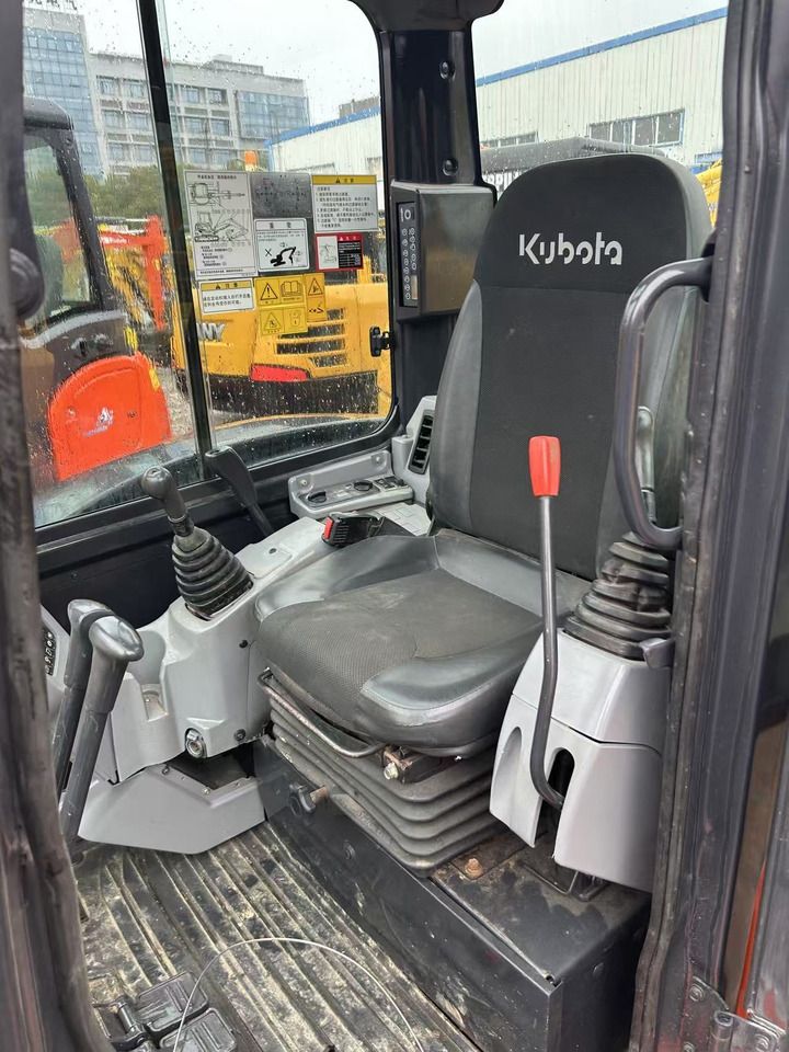2023 Kubota KX163 mini excavator interior cab view 2023 Kubota KX163 mini excavator interior cab view
